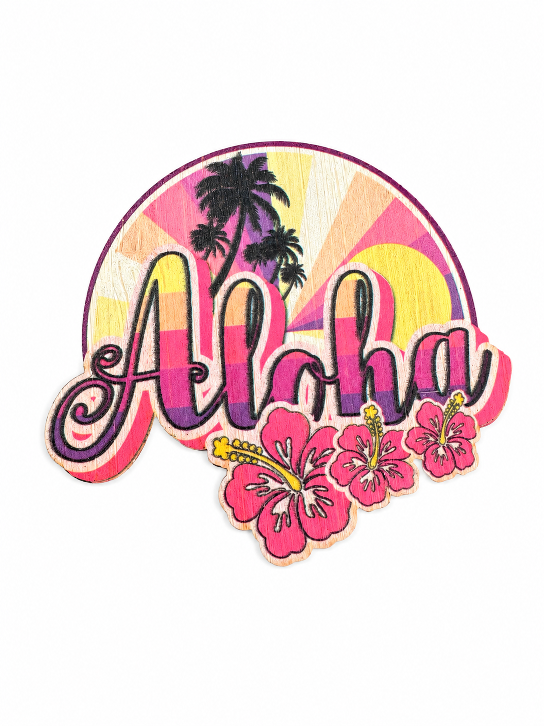 Bamboo Sticker - Aloha Retro