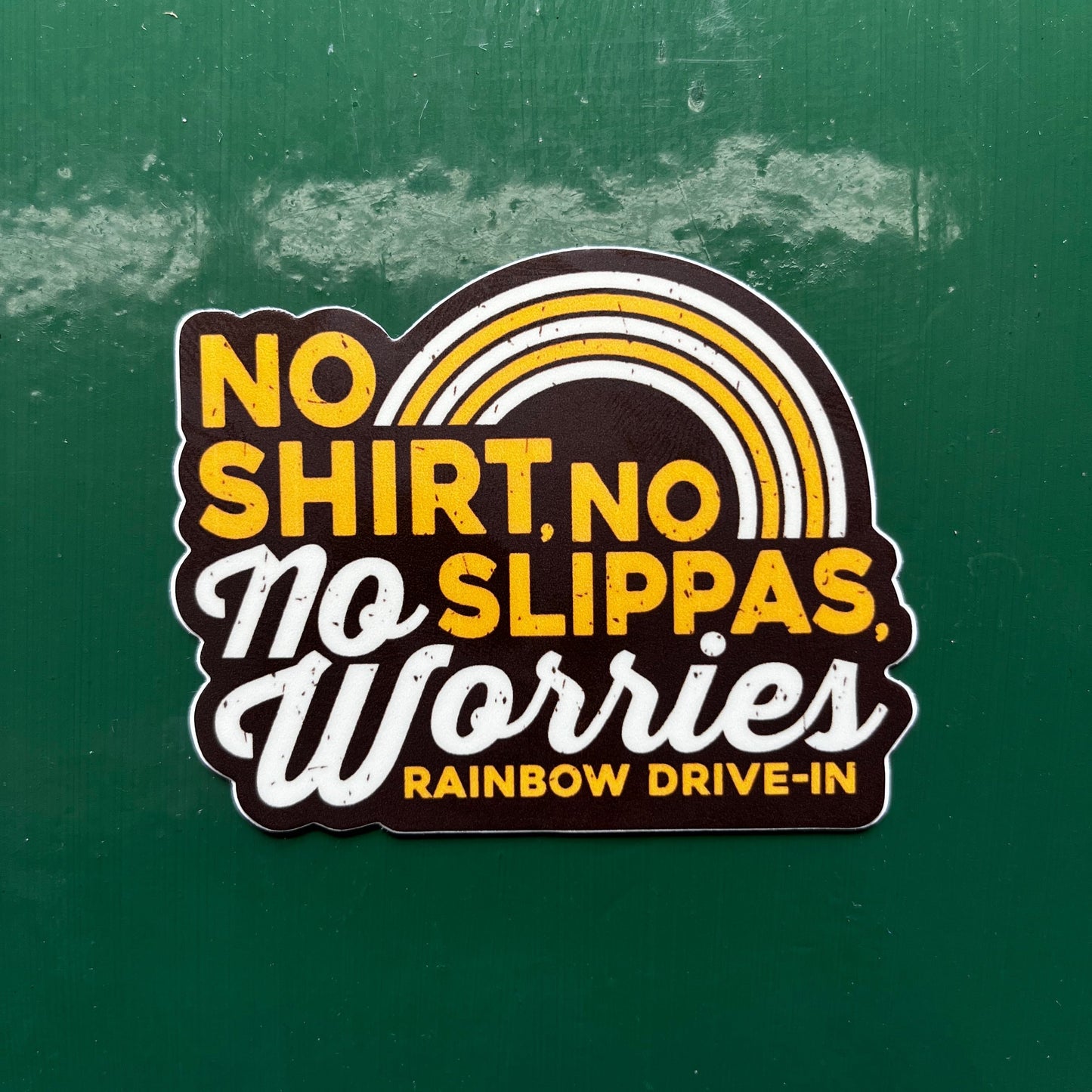 No Worries Sticker
