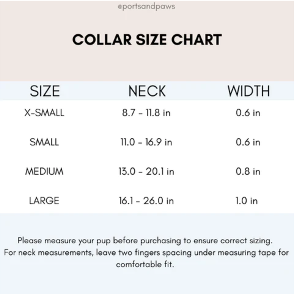 Ports + Paws - Collar