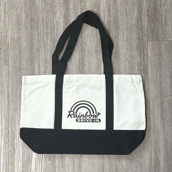 Sign Logo Pocket Canvas Tote