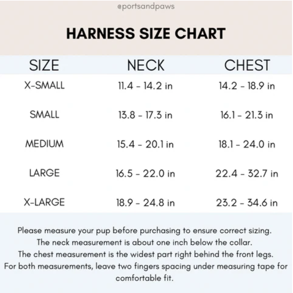 Ports + Paws - Harness