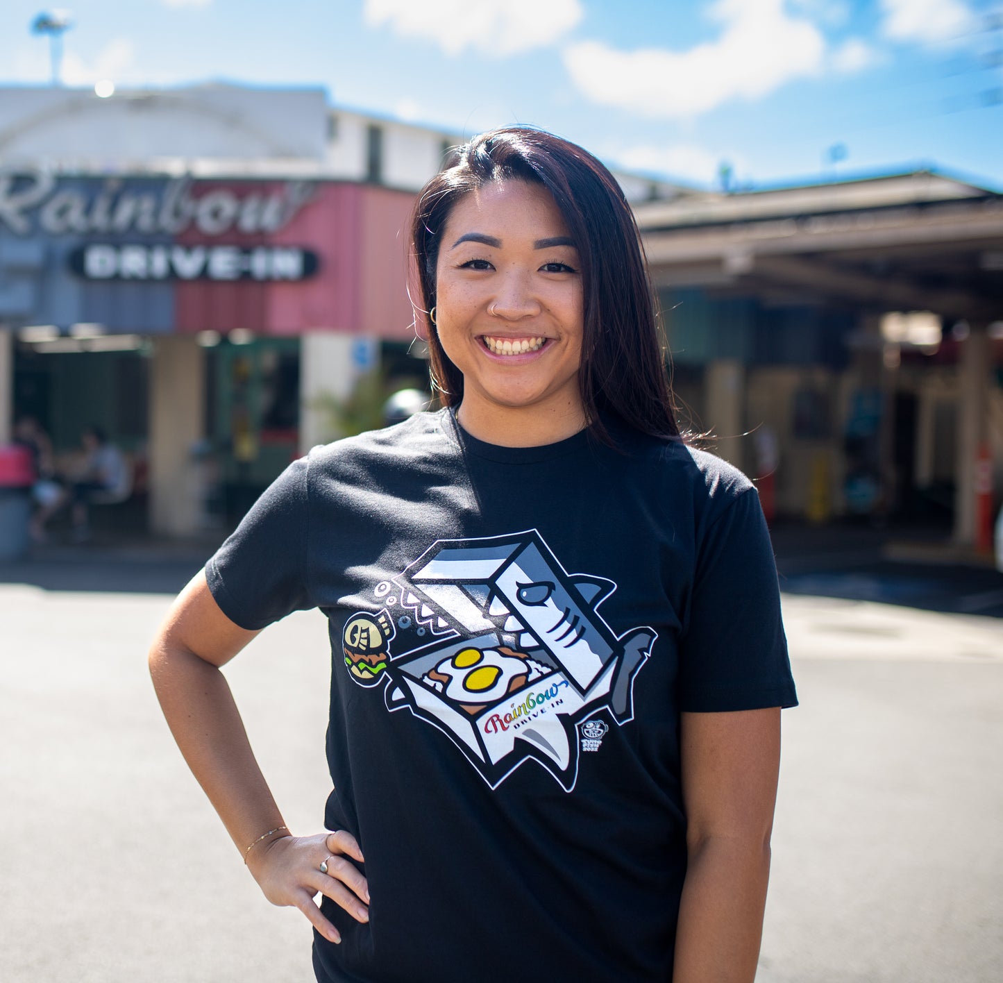 SumoFish x Rainbow Drive-In Collaboration T-Shirt