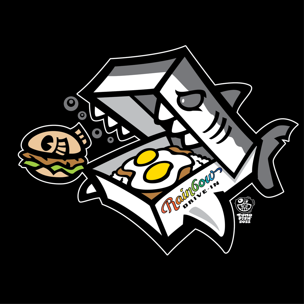 SumoFish x Rainbow Drive-In Collaboration Decals – RainbowTiki